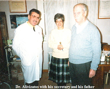 dr alivizatos w secretary and father